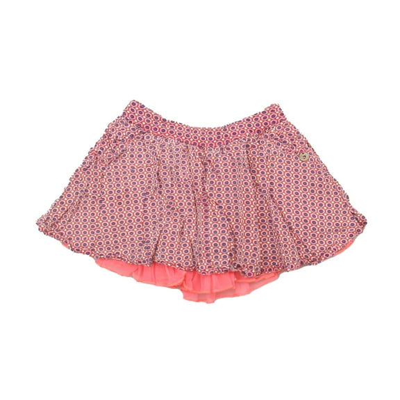 Pre-owned: MIM-PI Girls Pink | White | Purple Skirt size: 5T (Good)