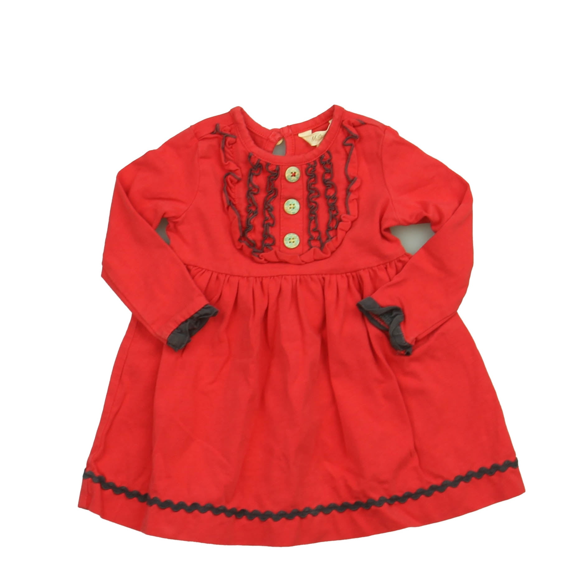 Pre-owned Matilda Jane Girls Red Dress size: 6-12 Months 