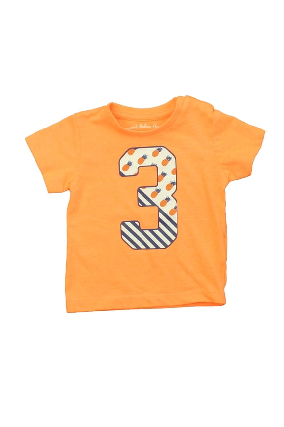 Pre-owned: Mayoral Boys Orange | 3 T-Shirt size: 6 Months (Excellent)