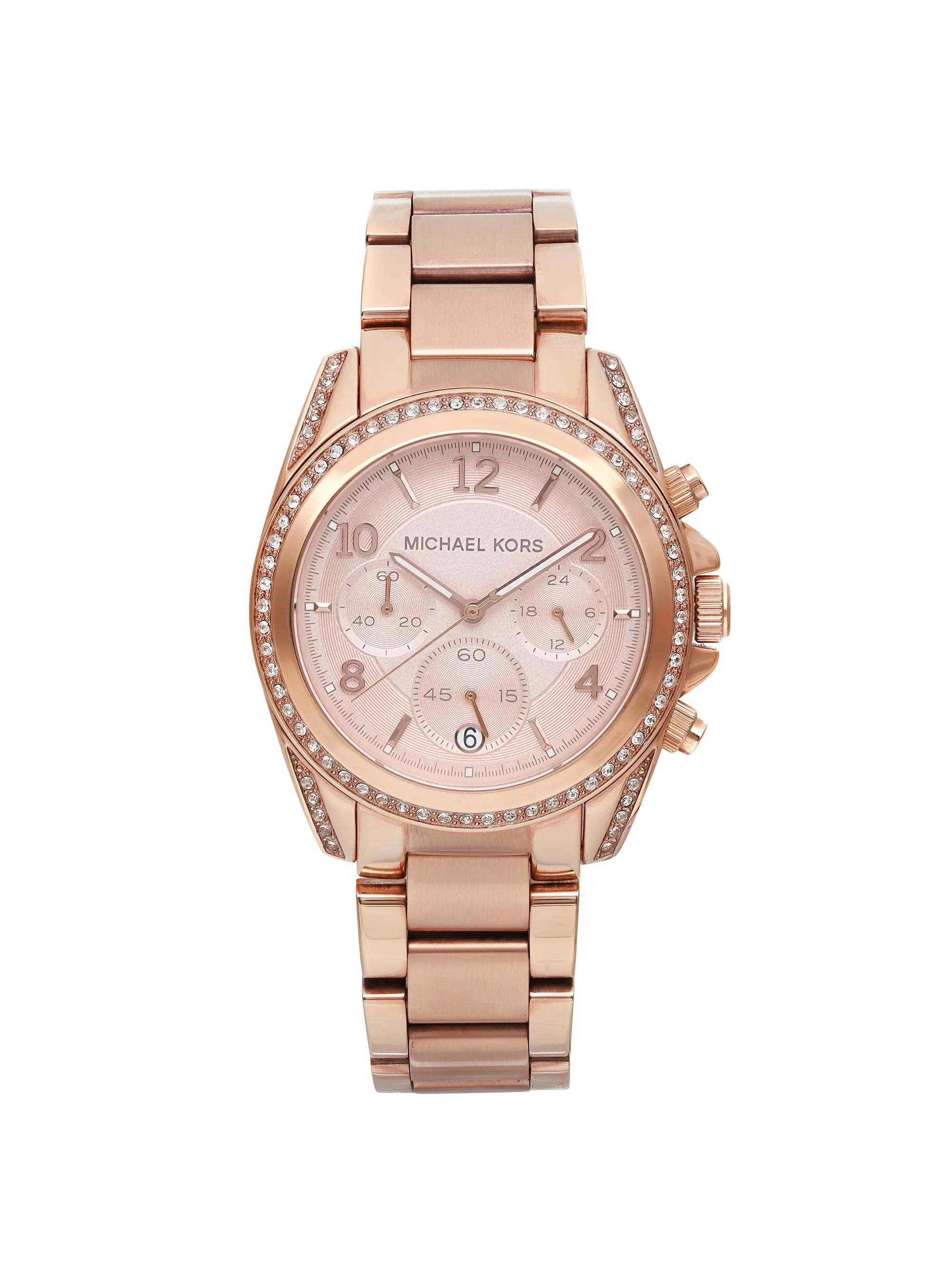 Pre-Owned Michael Kors Blair Steel Crystal Ladies Quartz  display picture 1