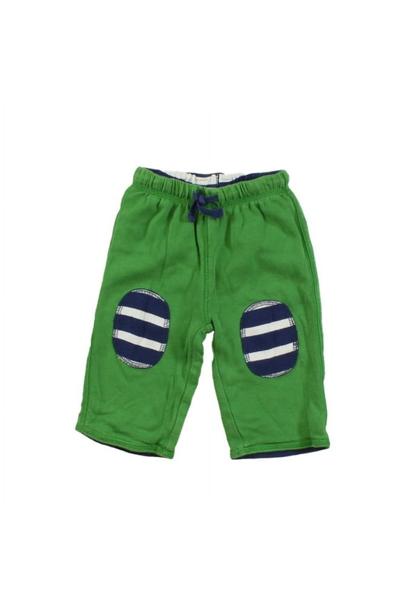 Pre-owned: Mini Boden Boys Blue | White | Stripes | Green Casual Pants size: 0-3 Months (Good)