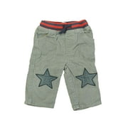 Pre-owned Mini Boden Boys Grey | Orange | Blue Corduroy Pants size: 6-12 Months