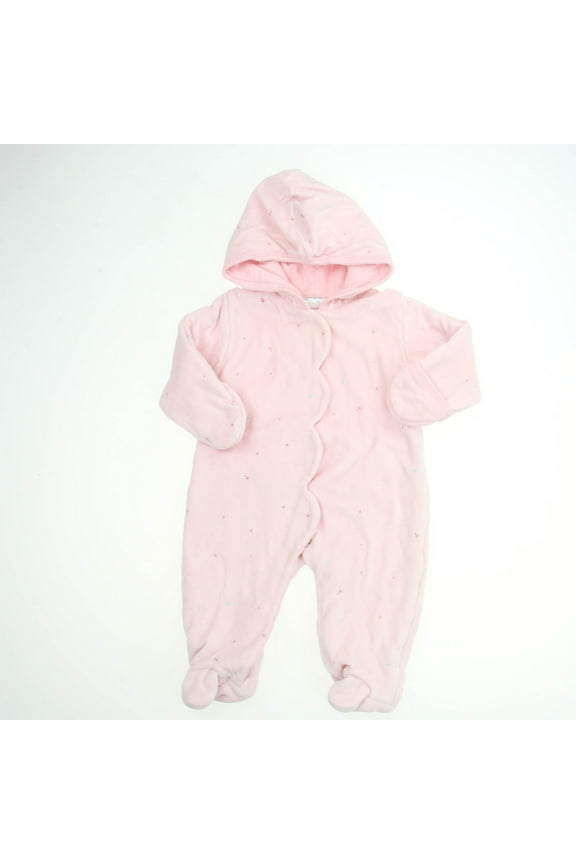 Pre-Owned Miniclasix Girls Pink Bunting size: 9 Months (Fair)