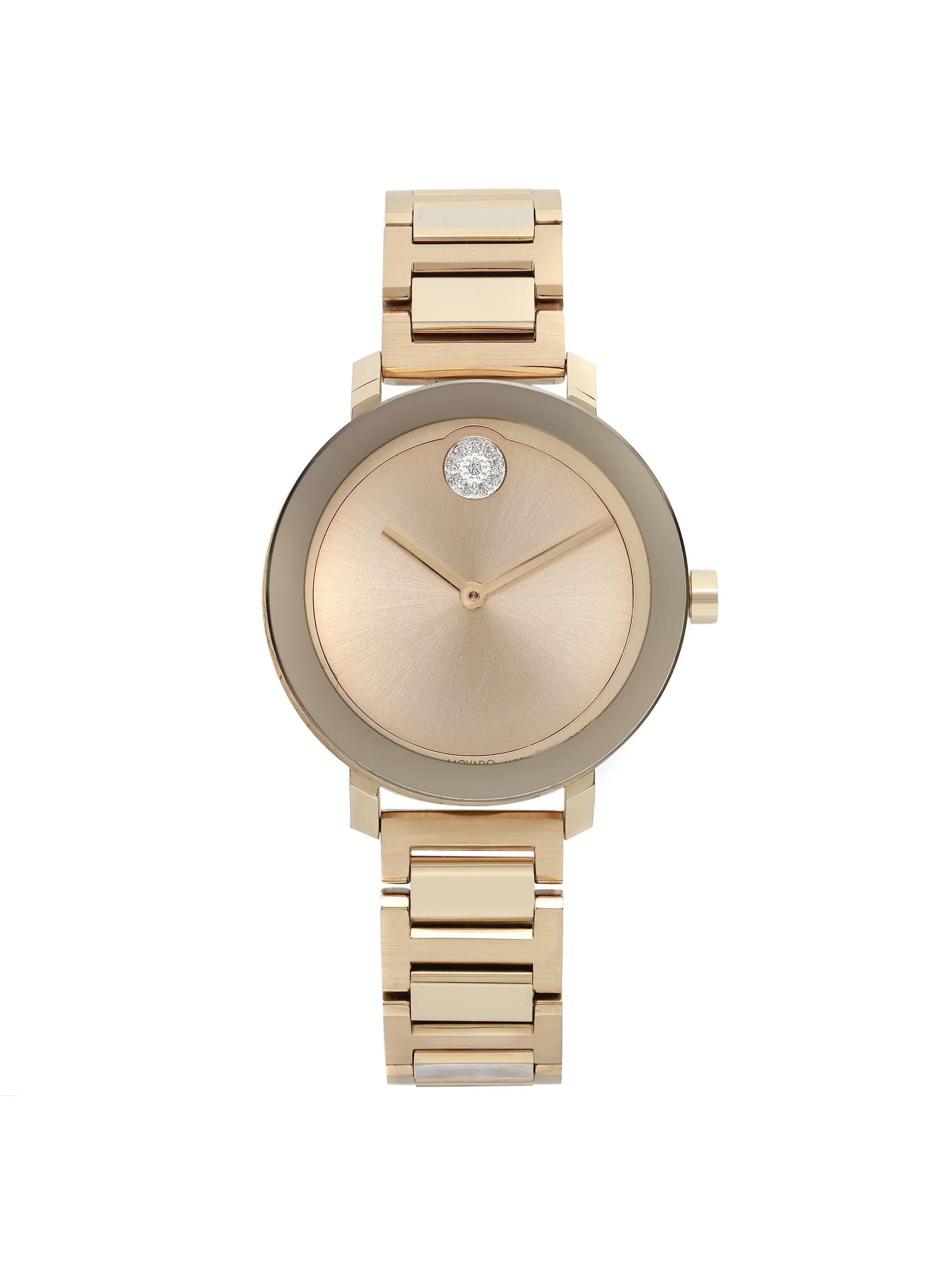 Movado Women\'s Watch 3600823 Bold Evolution Gold Dial Swiss Quartz Steel 34mm Movado Women main image 4