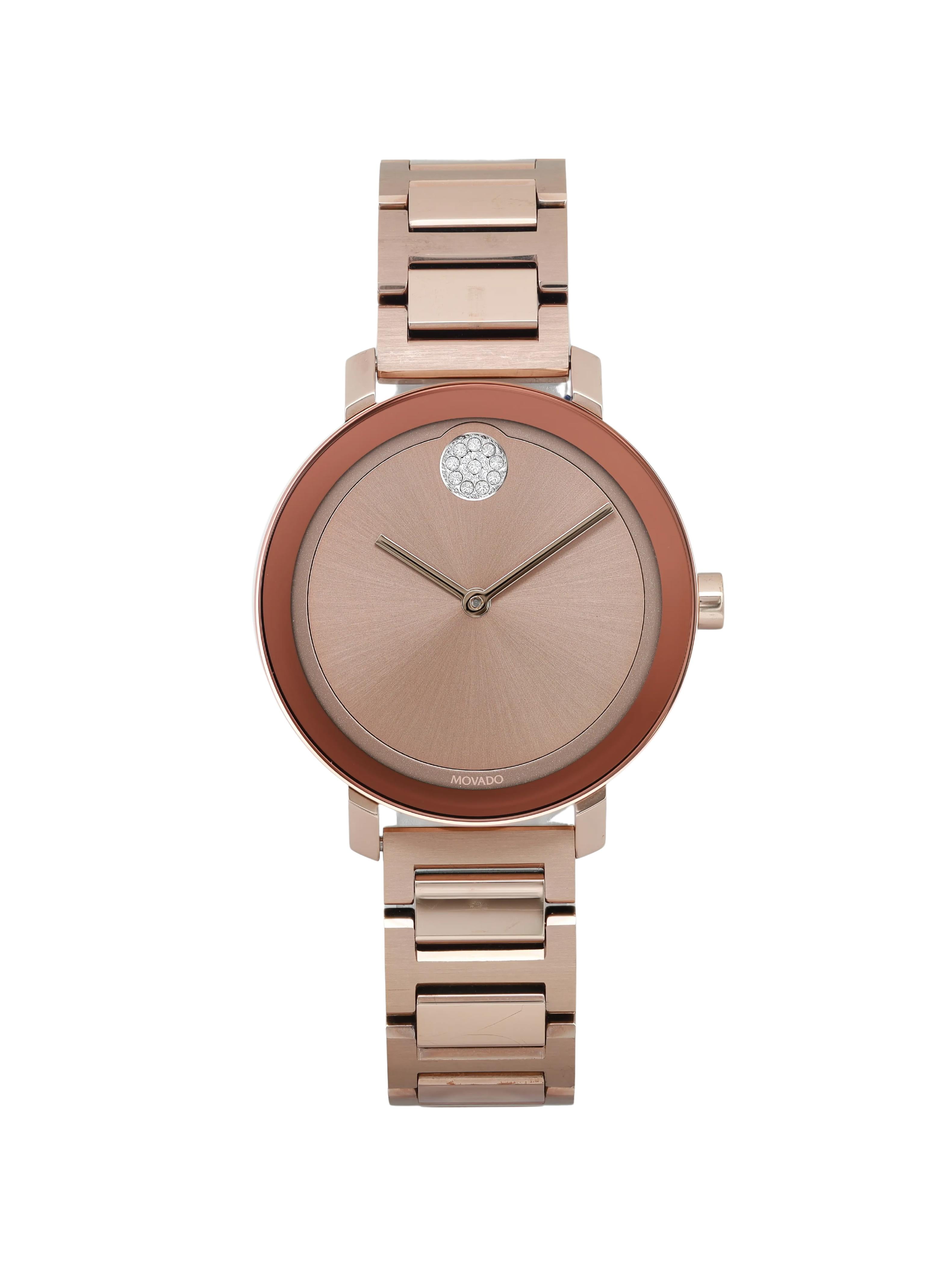 Pre-Owned Movado Bold Evolution Steel Ladies Quartz Watch  display picture 1