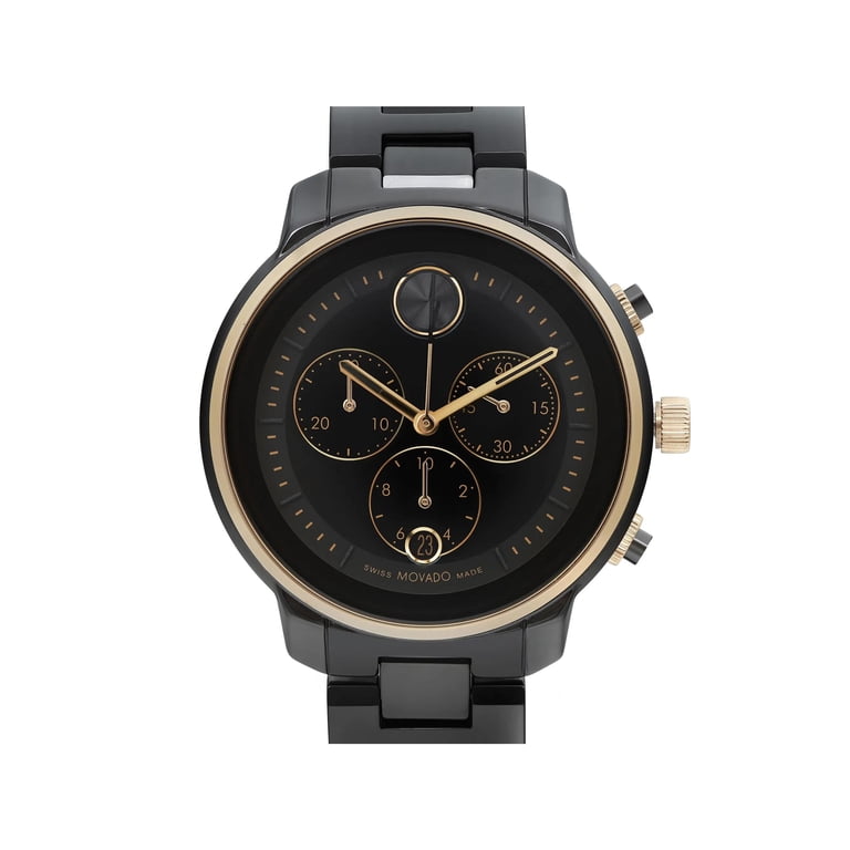 Pre-Owned Movado Bold Verso 40mm Ceramic Black Lady Quartz  display picture 3