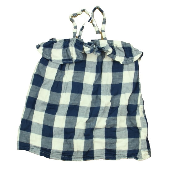 Pre-owned: Mudpie Girls Blue | White Dress size: 3T (Good)