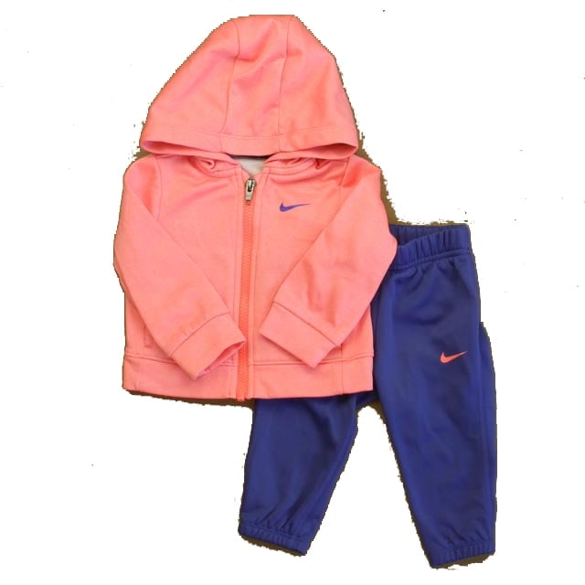 18 store month girl Nike jumpsuits pink purple gray