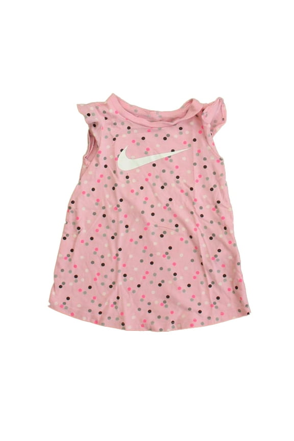 Pre-Owned Nike Girls Pink T-Shirt size: 12 Months (Good)