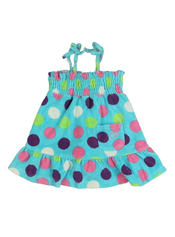 Pre-owned OP Girls Blue | Multi | Polk Dots Cover-up size: 18 Months
