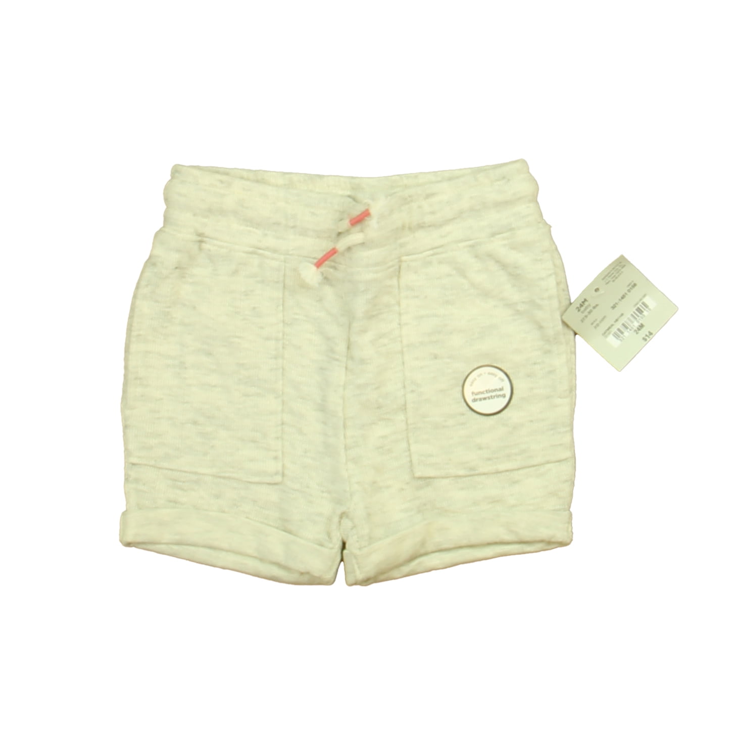 Pre owned Okie Dokie Boys Oatmeal Shorts size 24 Months Walmart