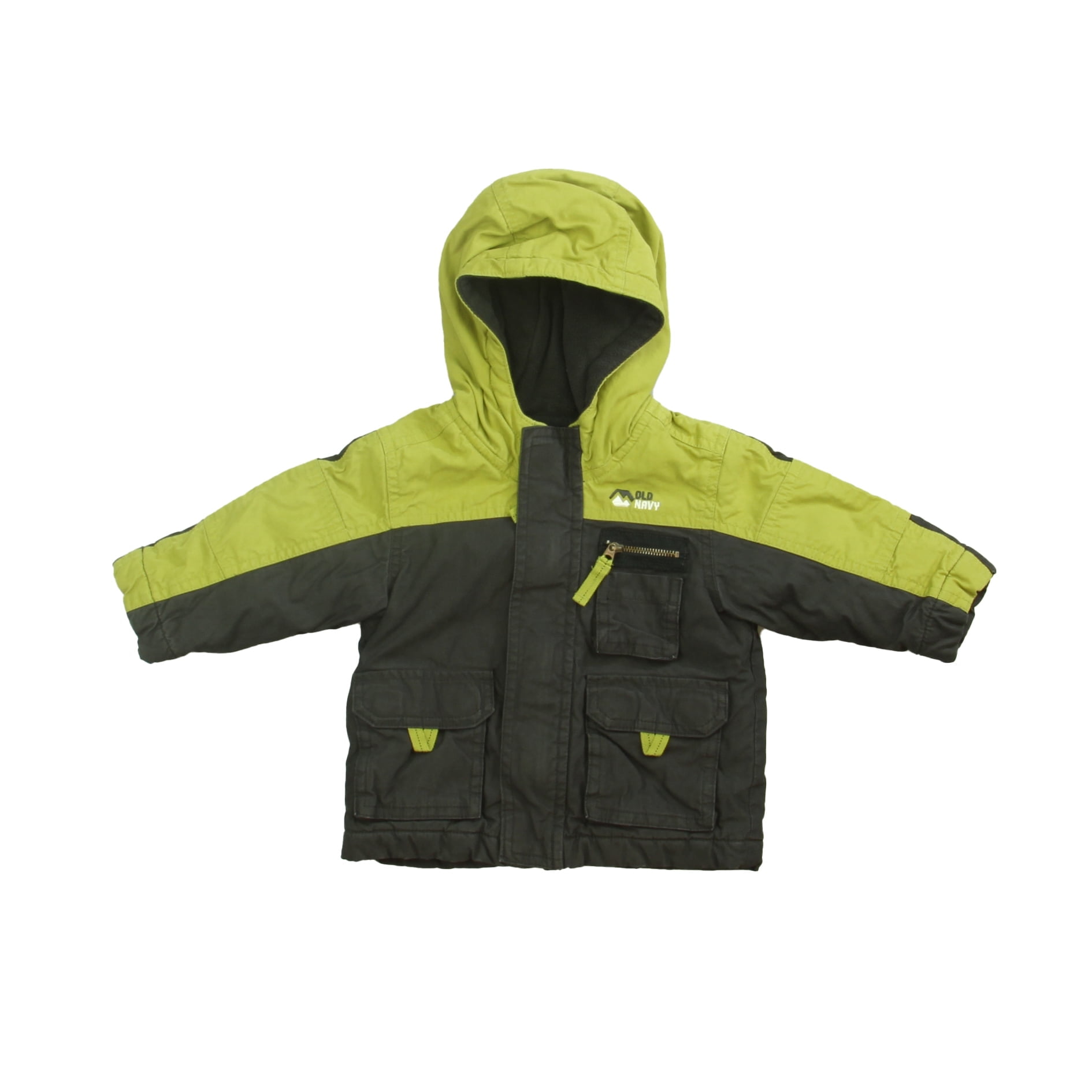 Pre Owned Old Navy Boys Green Black Jacket size 6 12 Months Good Walmart