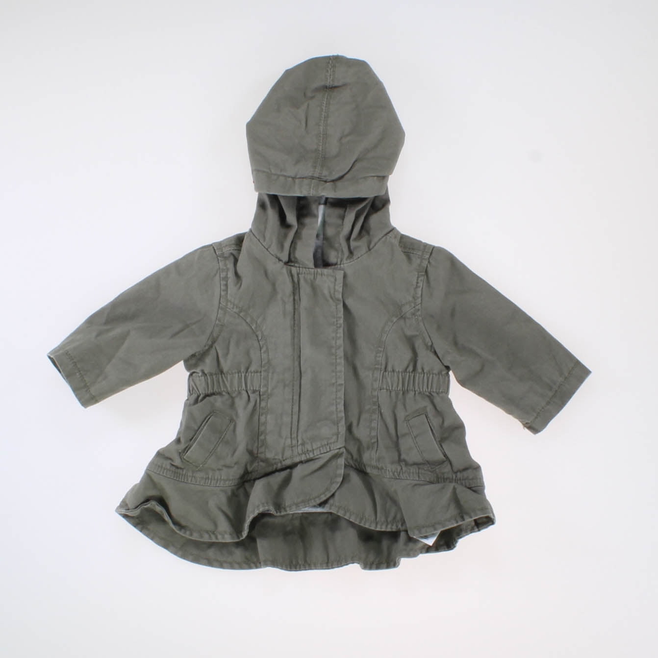Pre Owned Old Navy Girls Green Jacket size 0 3 Months Excellent