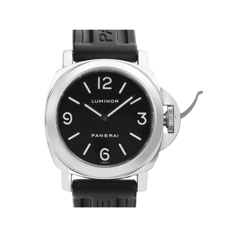Pre Owned Panerai Luminor 44mm Steel Hand Wind Mens Watch PAM00002 Good
