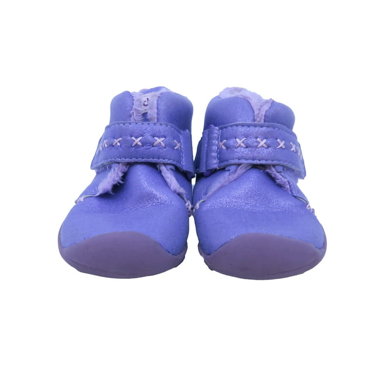 Pre-Owned Pediped Girls Purple Booties size: Toddler (Fair