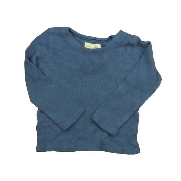 Pre-owned: Peek Boys Blue Long Sleeve T-Shirt size: 6-12 Months (Good)