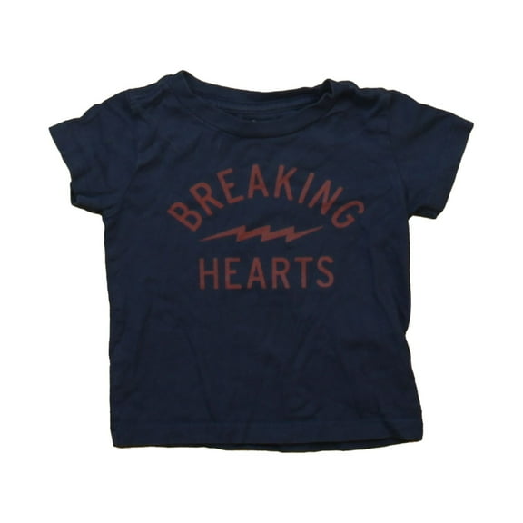 Pre-Owned Peek Boys Navy | Red T-Shirt size: 3-6 Months (Good)