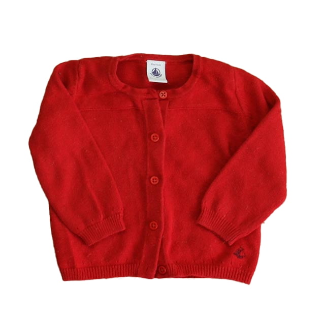 Little girls red cardigan best sale