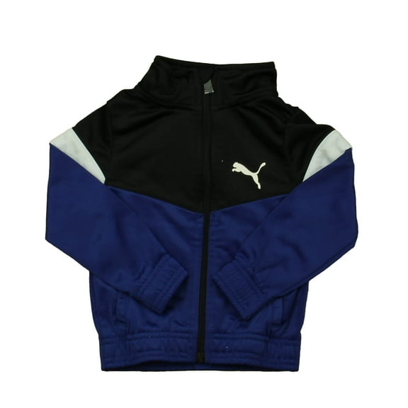 Pre-Owned Puma Boys Black | Blue Athletic Top size: 18 Months (Good)