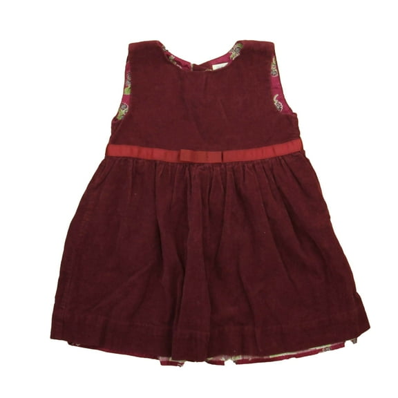 Pre-Owned Rachel Riley Girls Magenta Dress size: 3T (Good)