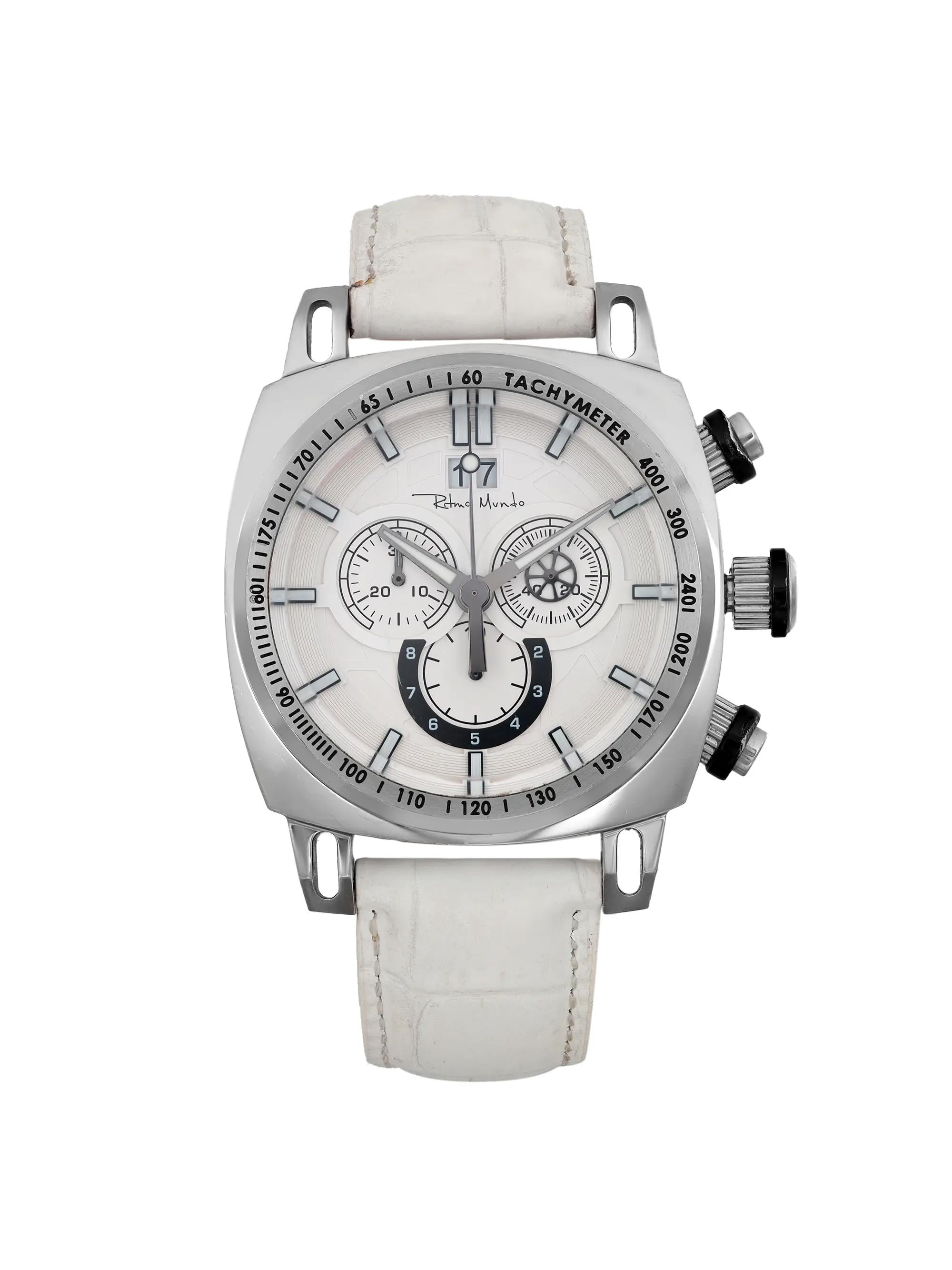 Pre-Owned Ritmo Mundo Racer 44mm Steel Quartz Men Watch 222/4