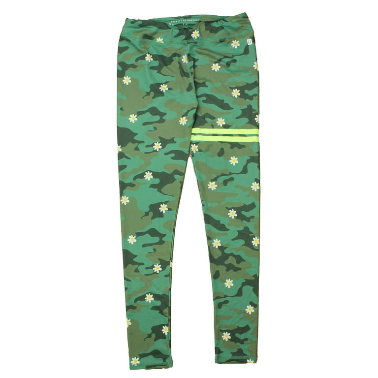 Pre-owned Rockets Of Awesome Girls Green | Camo Leggings size: 14 Years