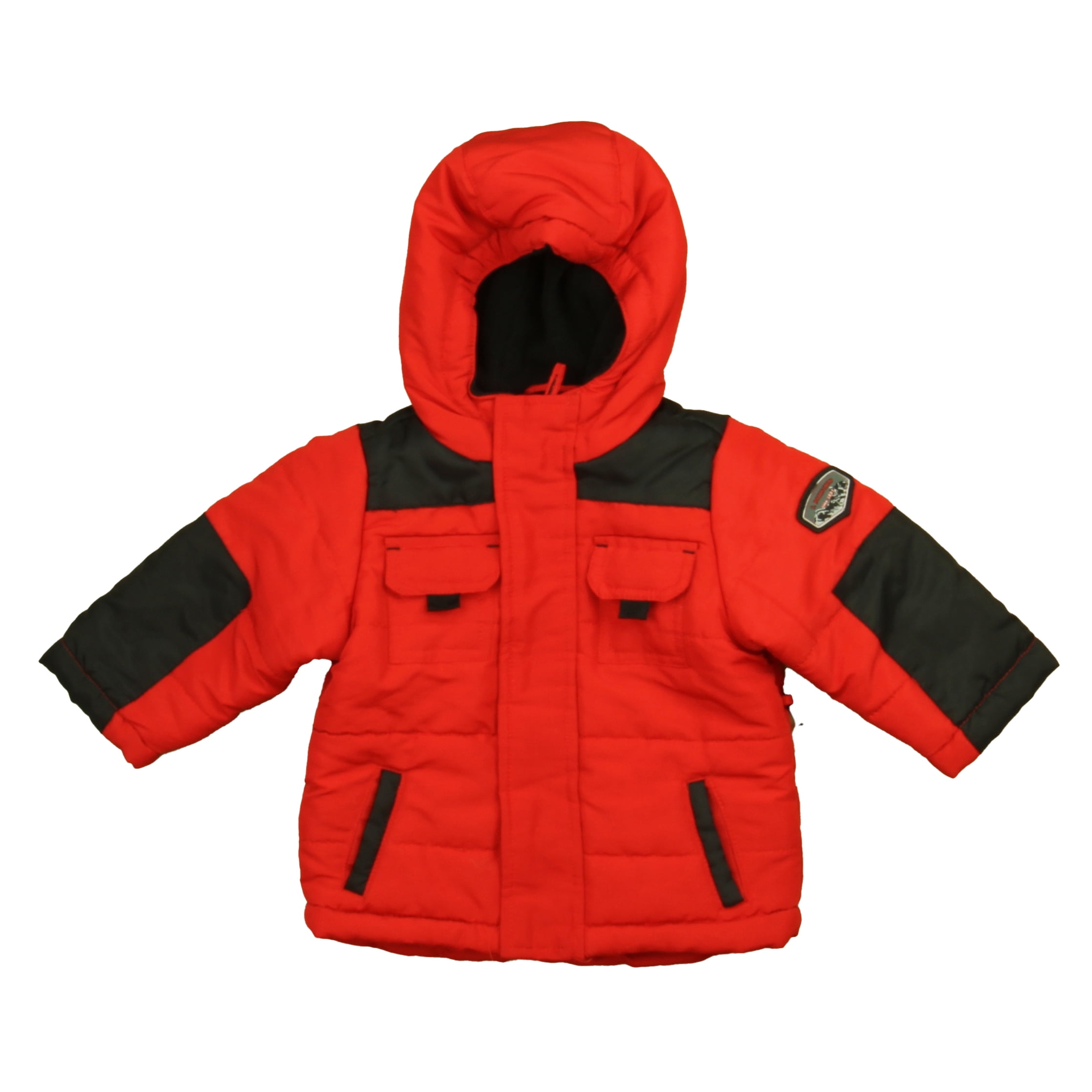 Pre Owned Rothschild Boys Red Winter Coat size 3 6 Months Good Walmart