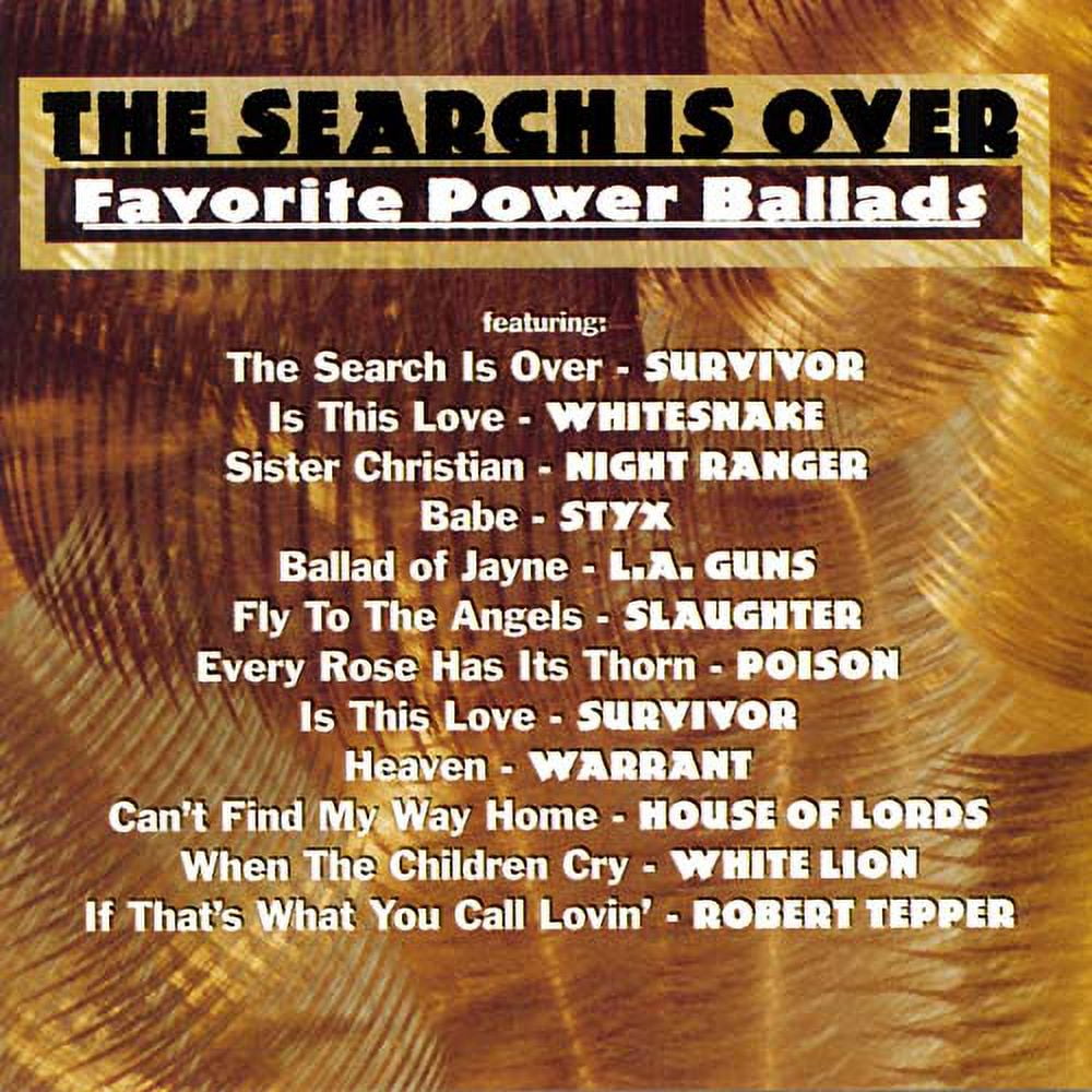 The Search Is Over - Survivor