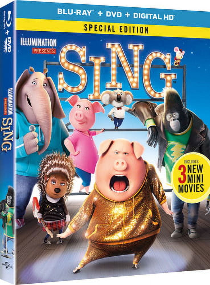 Pre-owned - Sing (Blu-Ray + DVD)
