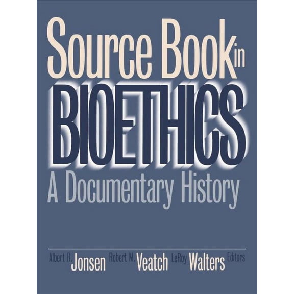Pre-Owned Pre-owned Source Book in Bioethics, Paperback by Jonsen, Albert R. (EDT); Veatch, Robert M. (EDT); Walters, Leroy (EDT), ISBN 0878406859, ISBN-13 9780878406852