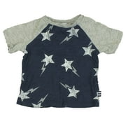 Pre-owned: Splendid Boys Blue Grey | White | Stars T-Shirt size: 6-12 Months (Excellent)