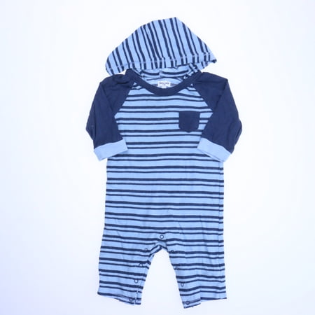 Pre-owned: Splendid Boys Blue Romper size: 3-6 Months (Good)