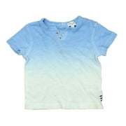 Pre-owned: Splendid Boys Blue | White Henley size: 3-6 Months (Good)