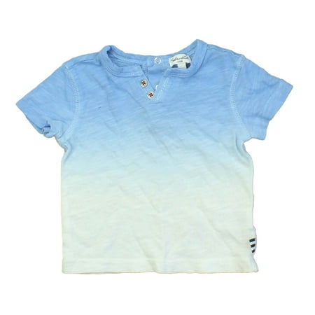 Pre-owned: Splendid Boys Blue | White Henley size: 3-6 Months (Good)