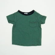 Pre-owned: Splendid Boys Green | Blue | Stripes T-Shirt size: 6-12 Months (Excellent)