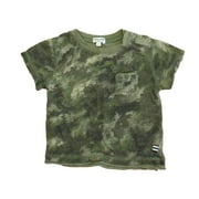 Pre-Owned Splendid Boys Green Camo T-Shirt size: 6-12 Months (Good)
