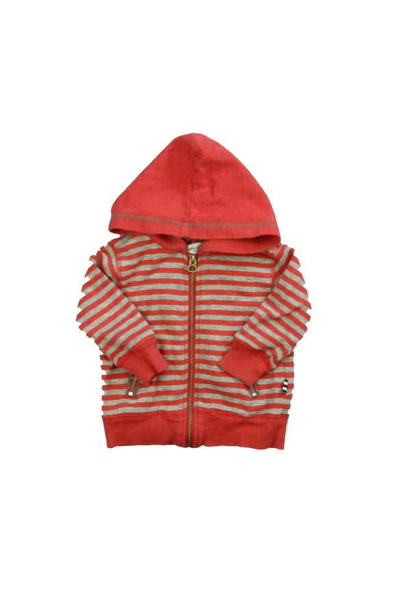 Pre-owned: Splendid Boys Red | Gray Hoodie size: 3-6 Months (Fair)