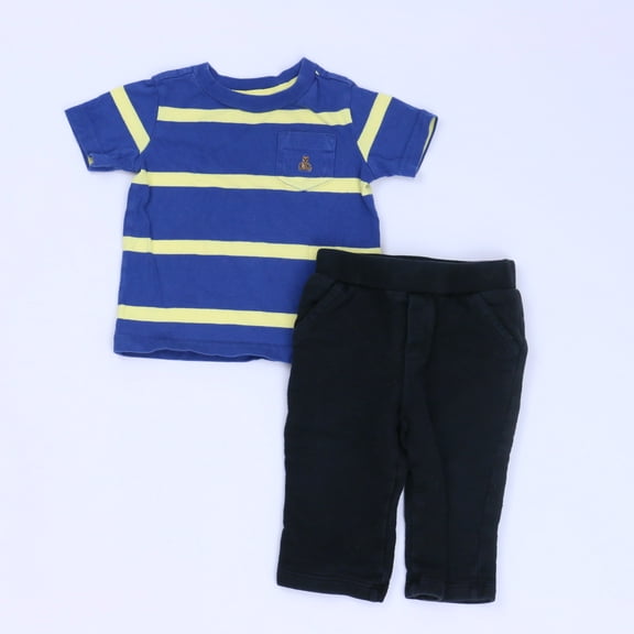 Pre-Owned Splendid | Gap Boys Blue | Black Apparel Sets size: 6-12 Months (Good)