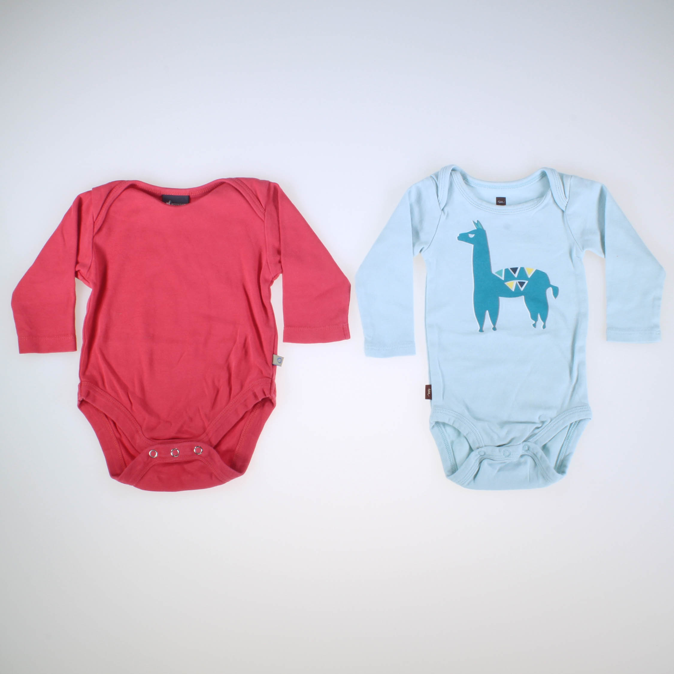 Pre-owned Tea | Mountain Equipment Co-Op Unisex Light Blue | Red Onesie size: 3-6 Months - image 1 of 1