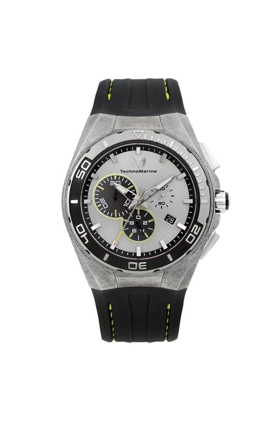 Pre-Owned Technomarine Evolution Steel Grey Dial Steel Watch 112008 (Good)