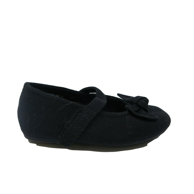 Infant size 4 black best sale shoes