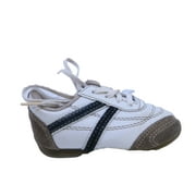 Pre-owned Teeny Toes Unisex Ivory | Black Sneakers size: 4 Infant