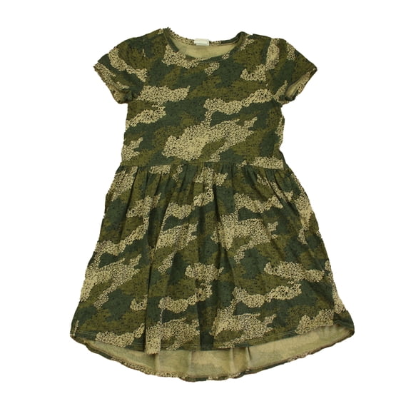 Pre-Owned Tucker   Tate Girls Green | Beige Dress size: 6 Years (Good)