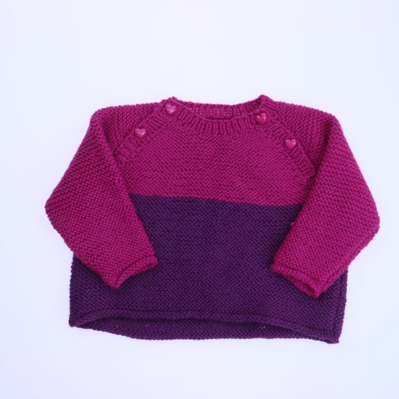 Pre-owned: Unknown Brand Girls Pink Sweater size: 6-9 Months (Excellent)