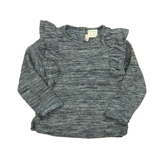 Pre-owned: Zara Girls Blue Long Sleeve Shirt size: 18-24 Months (Good)