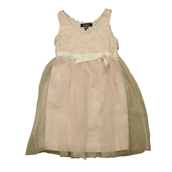 Pre-Owned Zunie Girls Pink Dress size: 2T (Fair)