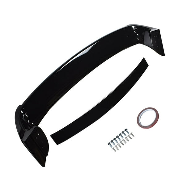 Trunk Boot Lip Rear Spoiler Wing Deck Lid Fit for 2006-2011 Honda Civic Sedan MU ABS Painted Glossy Black Trunk Spoiler Wing