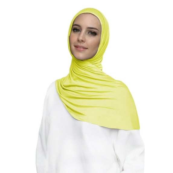 Pre-sewn Instant Slip-on Modal Jersey Hijab Head Scarf Wrap for Muslim Women