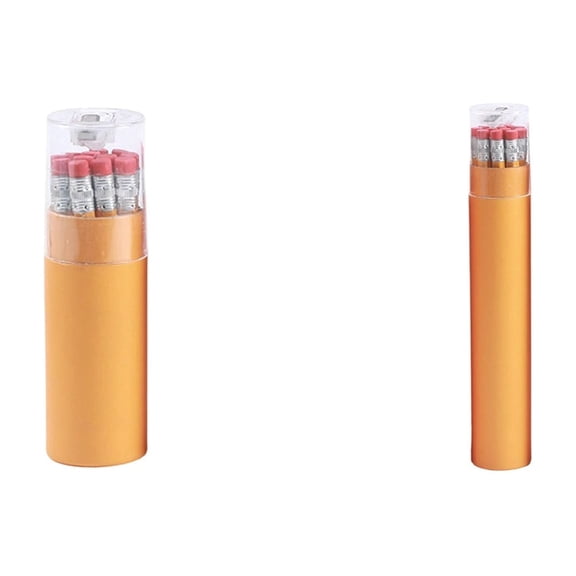 Pre sharpened wood pencils with eraser tops for writing drawing and sketching