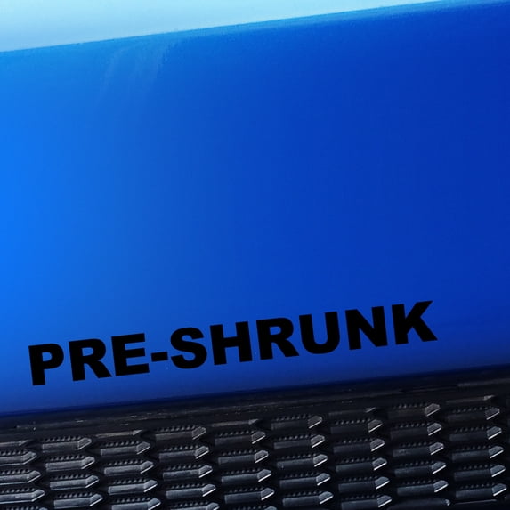 Pre-shrunk - Vinyl Decal - Choose Color - [BLACK]